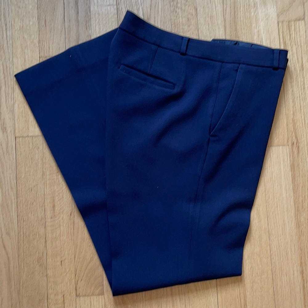 Banana Republic navy Logan trouser